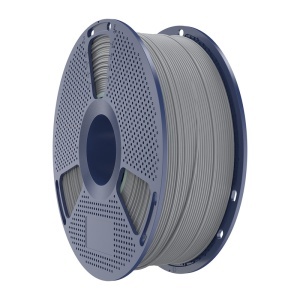 Piesa printata 3D cu filament Sunlu ABS High-Speed gri la viteza mare