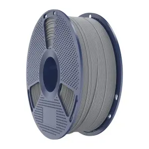 Piesa printata 3D cu filament Sunlu ABS High-Speed gri la viteza mare