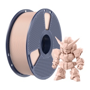 Detaliu textura filament Sunlu PLA+ 2.0 beige disponibil la Reprapmania