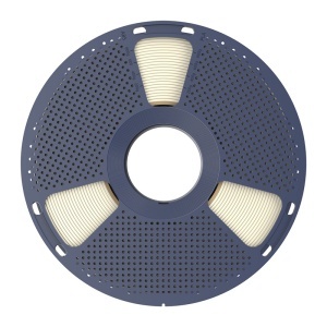 Piesă 3D printată cu filament Sunlu PLA+ Bone White, evidențiind finisajul neted și detaliile clare