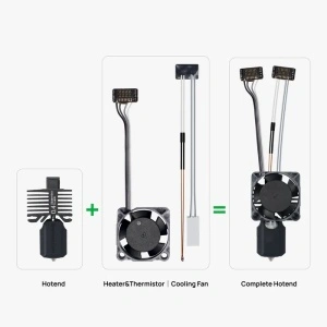 Hotend complet pentru Bambu Lab seria P1 0.8 mm Hardened Steel