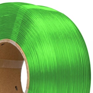 Rolă refill filament PETG Hyper Speed AzureFilm Green Transparent, 1kg