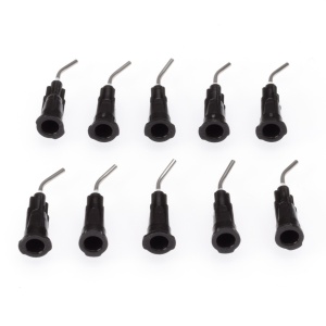 Varf pentru adeziv RUDDOG CA Glue Curved Steel Tips Medium 10buc