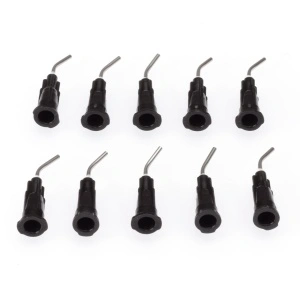 Varf pentru adeziv RUDDOG CA Glue Curved Steel Tips Medium 10buc