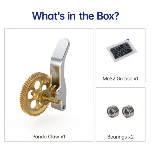 Angrenaje dual-drive BIQU Panda Claw auriu pentru imprimanta 3D Bambu Lab A1