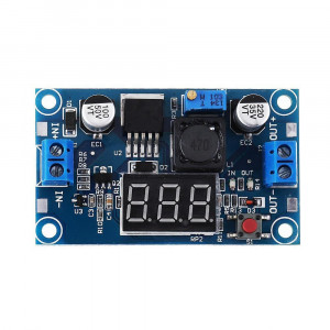 Convertor Step Down LM2596 intrare 4 - 40 V iesire 1.5V - 35V cu afisaj led