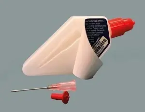 Flacon Precision Plastic Glue AD92, formă triunghiulară cu bază stabilă