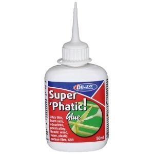 Deluxe Materials Super 'Phatic - Adeziv Alifatic Penetrant pentru Lemn și Spumă, 50ml