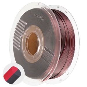 Filament AzureFilm PLA Silk Dual Color Crimson Steel 1kg