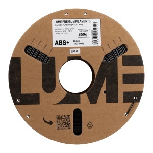 Filament ABS+ Lume High Speed 600mm/s Black 0.85kg, rolă unghi 2
