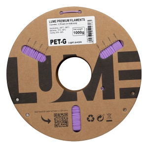 Rolă carton filament 3D Lume PET-G Light Purple