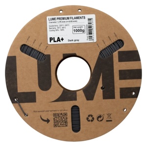 Detaliu înfășurare perfectă filament Lume PLA+ Dark Gray - Reprapmania