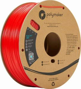 Filament Polymaker ABS (fost PolyLite ABS) Red 1kg