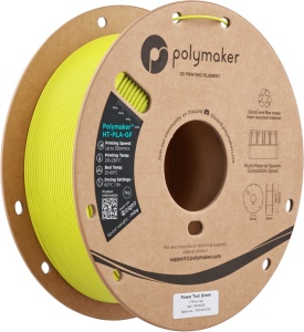 Rolă filament Polymaker HT-PLA-GF Power Tool Green 1kg