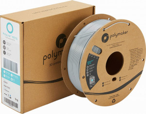 Filament POLYMAKER PolyLite PETG Grey 1kg