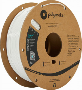 Filament POLYMAKER PolyLite PETG True White 1kg