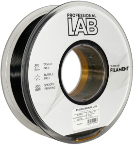 Filament Profesional Lab Silk PLA Dual Color Black Gold 1kg