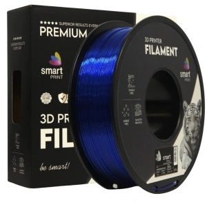 Filament Smart Print PETG Transparent Blue 1kg