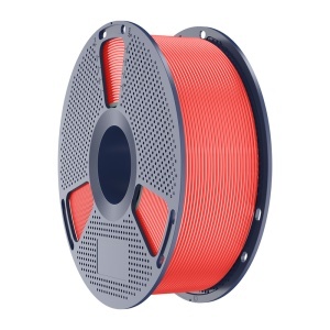 Filament Sunlu PLA+ 1kg Cherry Red compatibil cu sisteme automate de tip AMS și imprimare la viteză mare