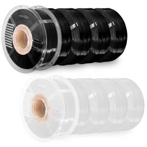 Pachet REFILL Azurefilm PETG Hyper Speed Black&White 10kg+2 masterspool