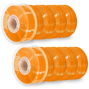 Pachet REFILL Azurefilm PETG Hyper Speed Orange 10kg+2 masterspool