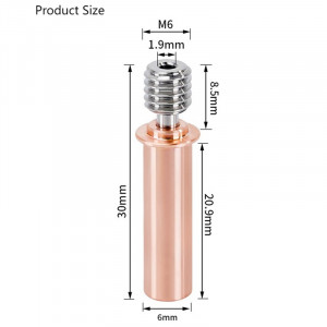 Surub tranzitie termica Bi-metal pentru CR-6 SE / Max