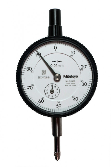 Ceas comparator, Mitutoyo, antisoc, domeniu 10 mm, gradatie 0,01 mm, 2046AB-09