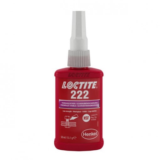 Blocator suruburi rezistenta redusa Loctite 222 50 ml