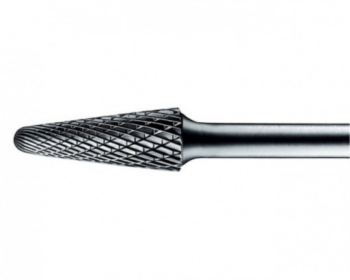 Freza biax carbura, diametrul 12 mm, con rotunjit