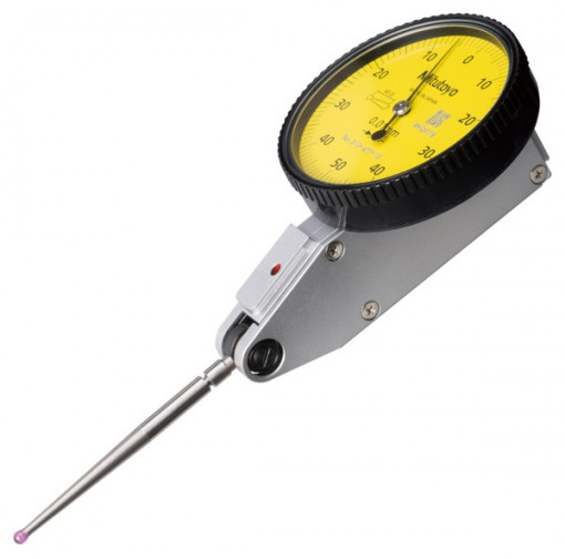 Ceas comparator cu cadran, Mitutoyo, varf din rubin, 1mm, 0,01mm, tija 8mm, 513-477-10E