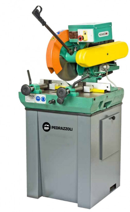 Fierastrau manual cu disc Perris 350 MRM, Pedrazzoli, prindere manuala, pentru aliaje usoare, trifazic, inaltimea blatului de lucru 790 mm