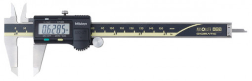 Subler digital ABS AOS, Mitutoyo, Inch/Metric, 0-6", tija de adancime plata, fara iesire de date, 500-196-30
