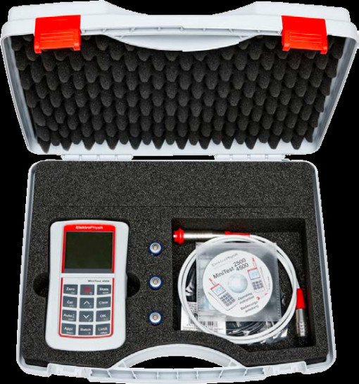 Dispozitiv de masurare a stratului de acoperire ElektroPhysik MiniTest 4500 cu soclu multi-functional RS232