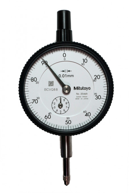 Ceas comparator, Mitutoyo, domeniu 10 mm, gradatie 0,01 mm, 2046AB