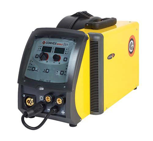 Echipament sudare Convex Mobile Pulse 205, Ceaweld, invertor multifunctional, invertor multiproces, control digital sinergic, polaritate interschimbabila