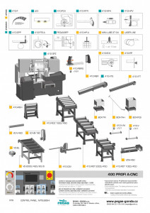 Fierastrau automat cu banda 400 PROFI A-CNC echipamente optionale