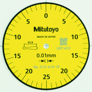 Indicator de testare pupitast cu cadran, Mitutoyo, tip orizontal, interval 0,5 mm, gradare 0,01 mm, tija de 8 mm, 513-414-10E 2