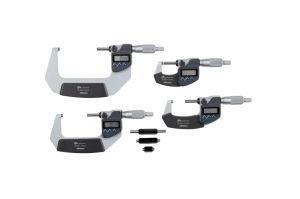 Micrometru digital IP65 Set 4 buc. Mitutoyo 293-963-30, 0 – 100 mm