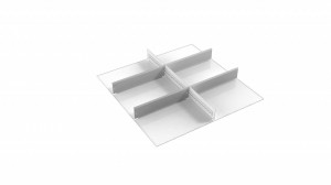 Set divizoare Treston pentru sertare 3 70/100