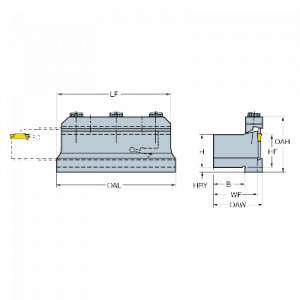 Suport canelare, Sandvik Coromant, 151.2-2020-21M - Img 2