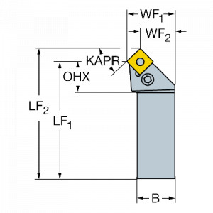 Suport strunjire, Sandvik Coromant, PSSNR 2020K 12 - Img 2