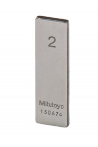 Bloc de calibrare, Mitutoyo Metric, Clasa 2, Otel, 2 mm, 611612-041