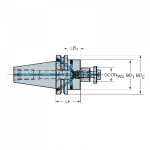 Con si accesorii, Sandvik Coromant, A2B05-40 22 100 - Img 2