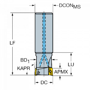 Corp frezare, Sandvik Coromant, R390-025A25-11M - Img 2