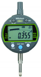 Indicator digital cu functie de retinere a valorii maxime (Peak Hold) ID-C, Mitutoyo, 12,7mm, 0,001mm, placa din spate plana, 543-300B-10