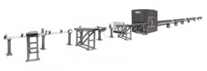 Linie automata GT160, Geka, debitare, gaurire