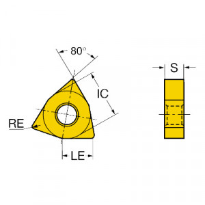 Placute de aschiere WNMG 08 04 08-PM 4425, Sandvik Coromant, T-Max, 10 bucati 2