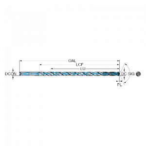Burghiu carbura, Sandvik Coromant, 861.1-0635-095A1-GM GC34 - Img 2