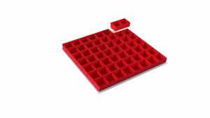 Cutii de plastic Treston 45 si 70mm pentru sertarele cu inaltimea de 75 mm