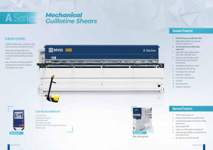 Foarfeca ghilotina electro-mecanica de debitat tabla iShear A03-2060, MVD INAN 3